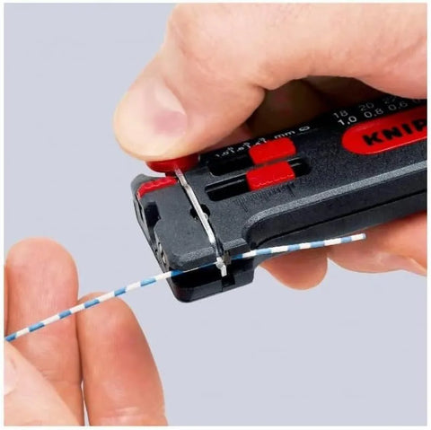 KNIPEX 12 80 100 SB Awg 18-28 Mini Wire Stripping Tool