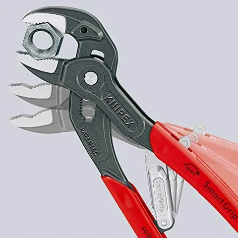KNIPEX Tools - Auto Adjusting Water Pump Pliers (8501250US), 10 inches, Red