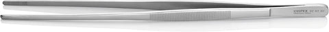 KNIPEX Tools 92 61 02 Stainless Steel Gripping Tweezers-Blunt Tips, 11-3/4"
