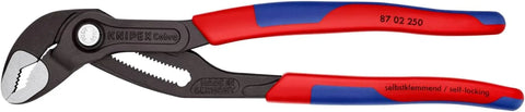 KNIPEX - 9K 00 80 05 US Tools - 3 Piece Multi-Component Cobra Set (7, 10, & 12) (9K008005US) | Multi-Component Handles | Steel Construction | 3-Piece Set | 7 Inch Length | 10 Inch Length | 12 Inch Length | Precision Grip