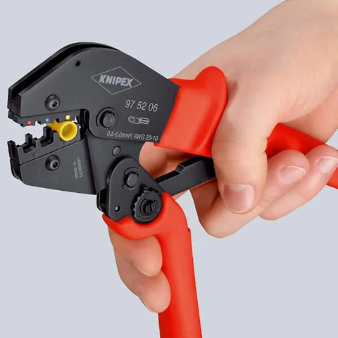 KNIPEX 97 52 06 3-Position Contact Crimping Pliers