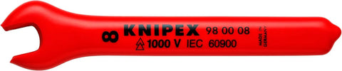 KNIPEX 98 00 08 1,000V Insulated 8 Mm Open End Wrench