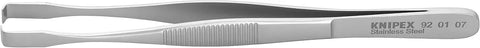 KNIPEX Tools 92 01 07 Stainless Steel Positioning Tweezers-90° Angled, 5-3/4"