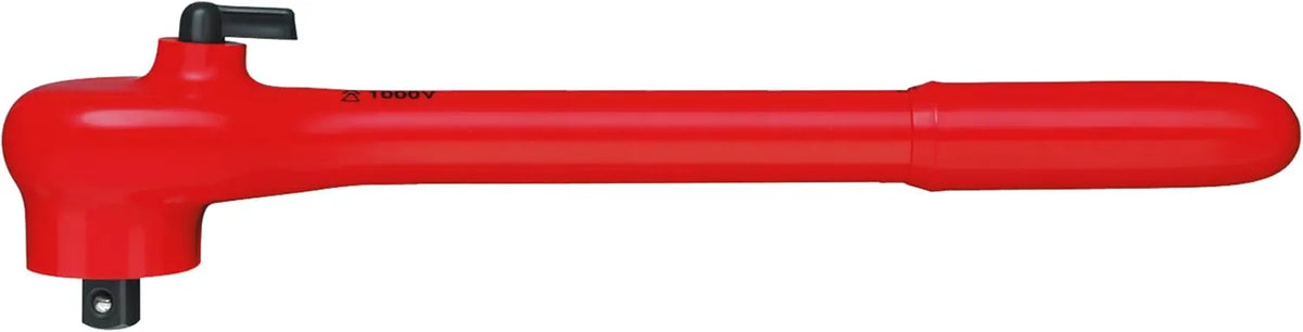 KNIPEX Hand Ratchet,Insulated,1/2" Dr,10-1/2"L (9841)
