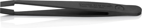 KNIPEX Tools 92 09 05 ESD Plastic Gripping Tweezers-Blunt Tips-ESD, 4-1/2"