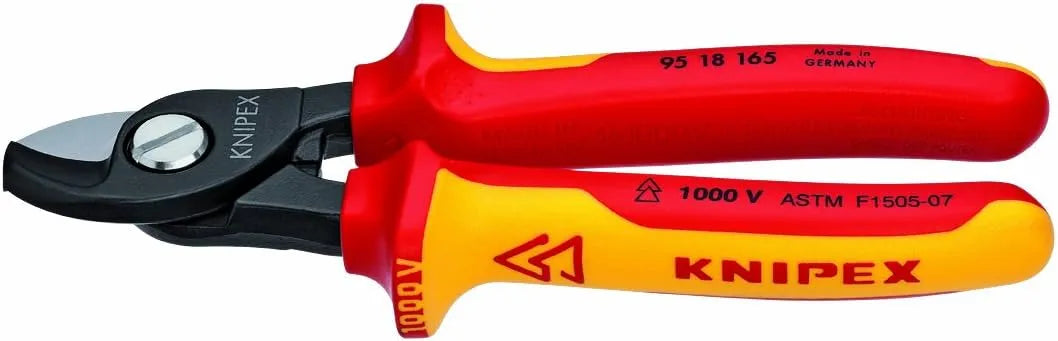 KNIPEX 95 18 165 US 1,000V Insulated Cable Shears