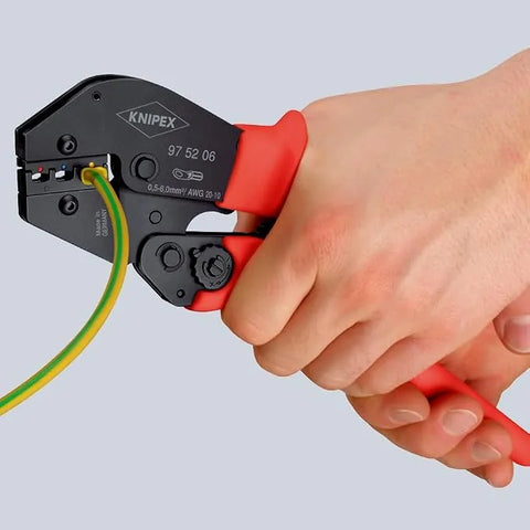 KNIPEX 97 52 06 3-Position Contact Crimping Pliers