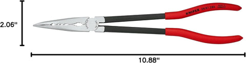Knipex Tools 28 81 280 11" Extra Long Needle Nose Pliers - Angled,