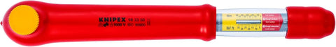 KNIPEX 98 33 50 1,000V-3/8 Drive Reversible Torque Wrench
