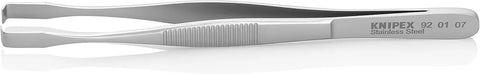 KNIPEX Tools 92 01 07 Stainless Steel Positioning Tweezers-90° Angled, 5-3/4"