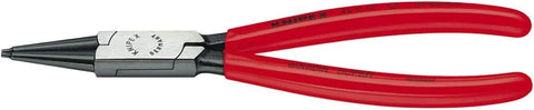 KNIPEX Tools - Circlip Pliers, Internal, Straight, 3/4"-2 23/64" Bore Dia. (4411J2), 7.25 | 180 mm synthetic resin coated hole interior