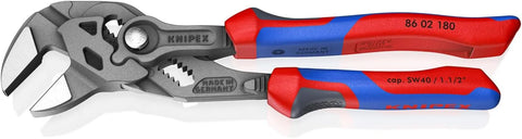 KNIPEX Tools 86 02 180 Pliers Wrench, Black Finish Comfort Grip, 7.25-Inch