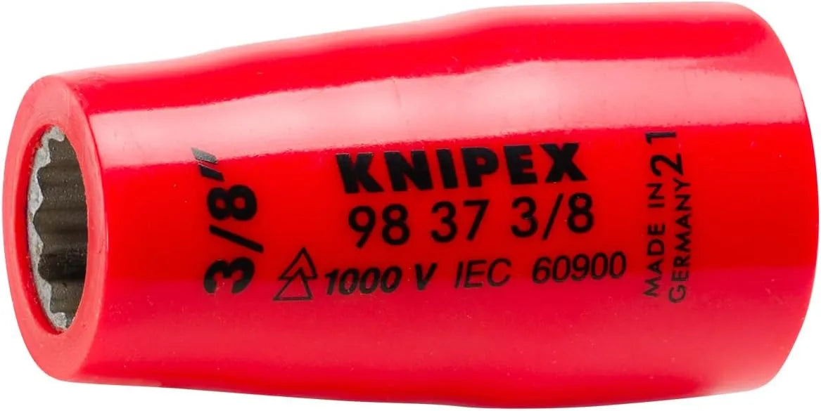 KNIPEX 98 37 3/8 3/8 1,000V Insulated 3/8 Hexagon Socket