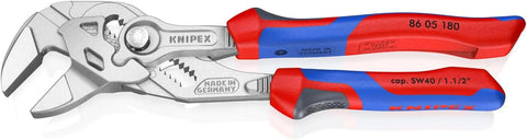 KNIPEX Tools 86 05 180 7-Inch Pliers Wrench Comfort Grip