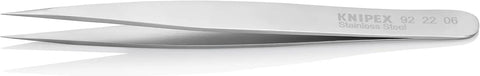 KNIPEX Tweezers, Anti-Mag, Needle, Straight, 4-3/4 (922206)