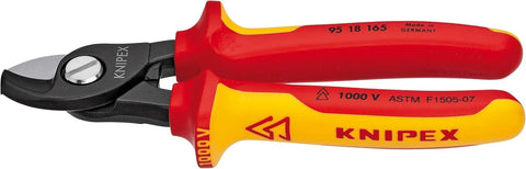 KNIPEX Tools LP - 9K989831US 10 -Piece 1000V Insulated High Leverage Pliers, Cutters, and Screwdriver Industrial Tool Set, Red