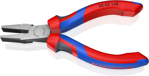 KNIPEX 20 02 140 Flat Nose Pliers-Comfort Grip