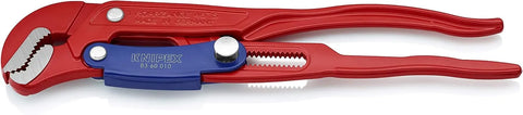 KNIPEX Tools 83 60 010 Swedish Pattern Pipe Wrench-S Shape Fast Adjust, 12.75"