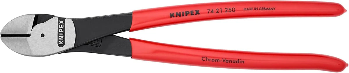 KNIPEX Tools KNIPEX 74 21 250 High Leverage Angled Diagonal Cutters