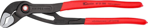 Knipex Tools 87 21 300 12" Cobra QuickSet Water Pump Pliers