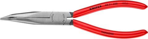 KNIPEX Long Nose 40 Angled Pliers w/out Cut, Red | bike-hand-tools