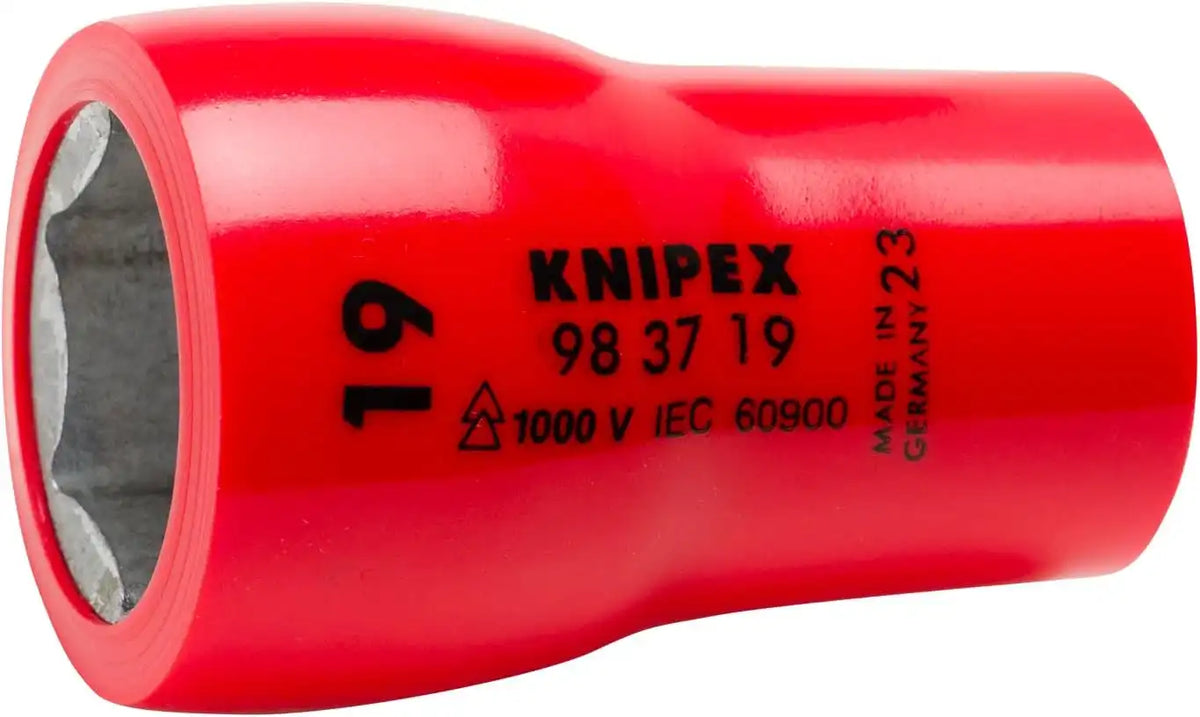 KNIPEX 98 37 19 3/8 1,000V Insulated 19 mm Hexagon Socket