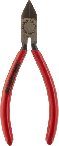KNIPEX Tools - Electronics Diagonal Cutters (7681125), Red