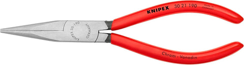 KNIPEX Tools - Long Nose Pliers, Half Round Tips (3021190)