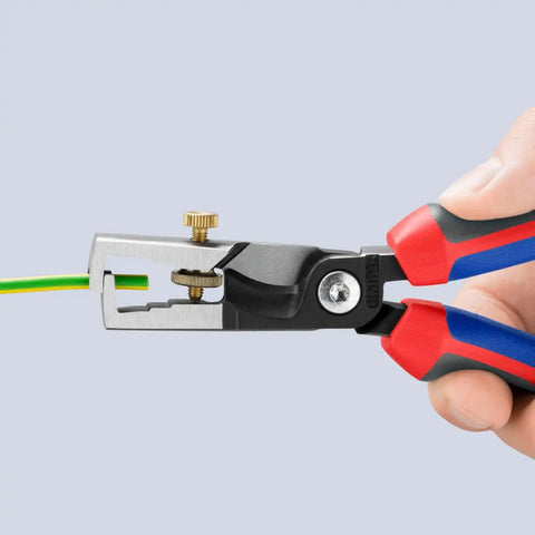 KNIPEX Tools, 13 62 180 StriX Insulation Strippers Cable Shears Cutting Pliers, 7.25-Inch