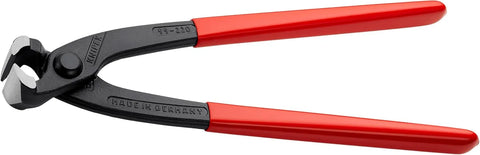 KNIPEX Tools - Concreters' Nippers, Plastic Coated (9901220), 8-3/4 inches