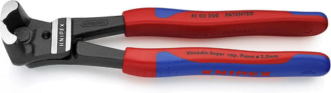 KNIPEX - 61 02 200 Tools - High Leverage Bolt End Cutting Nippers, Multi-Component (6102200)