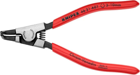 Knipex 9K 00 19 54 US 90° Circlip Snap-Ring Pliers Set in Pouch (4 Piece)