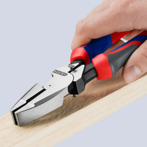 KNIPEX Tools - High Leverage Lineman's, New England Head, Multi-Component (902240), 9-1/4 inches