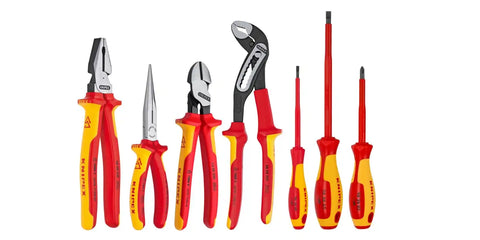 KNIPEX Tools - 9K 98 98 27 US Insulated Tool Set, 7 pc. (9K989827US)