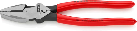 KNIPEX 09 11 240 High Leverage Lineman New England with Tape Puller and Crimper