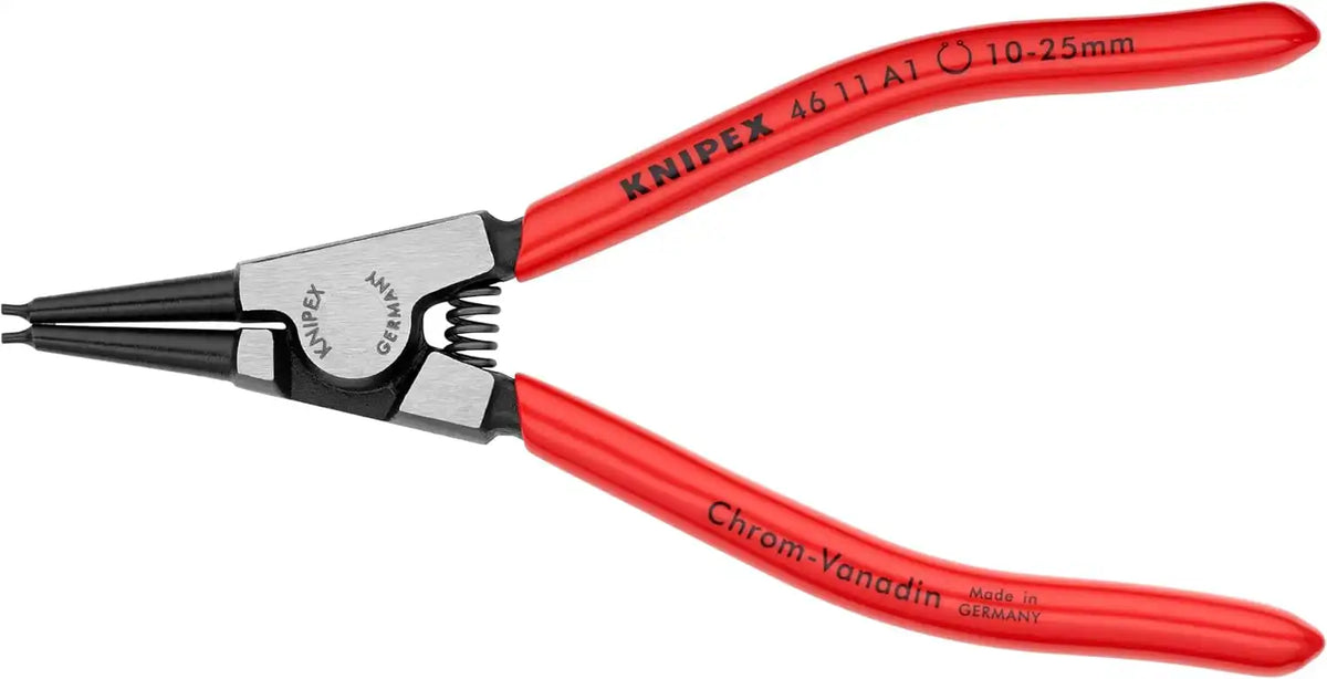 KNIPEX Tools 46 11 A1 External Straight Retaining Ring Pliers 5.75-Inch