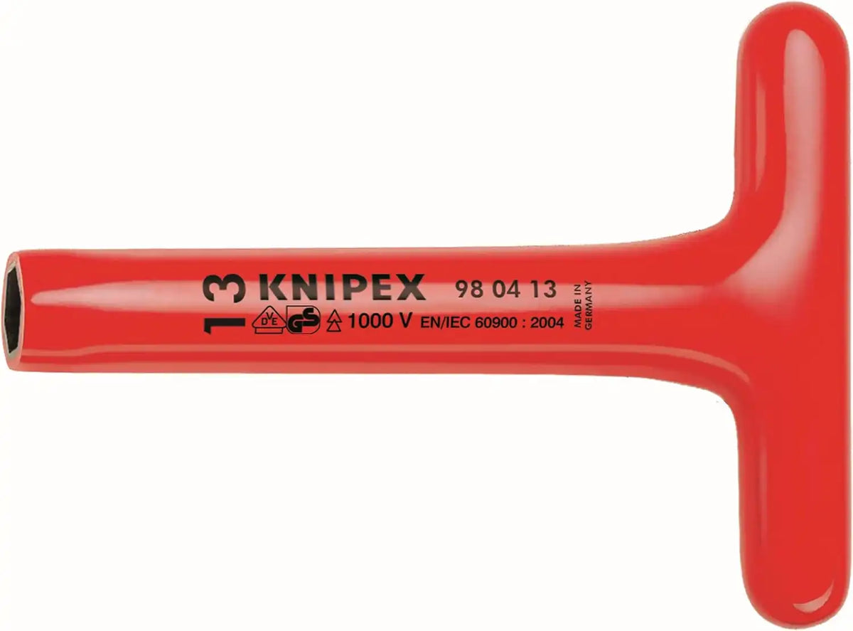 KNIPEX 98 04 17 1,000V Insulated 17 mm T-Socket Wrench
