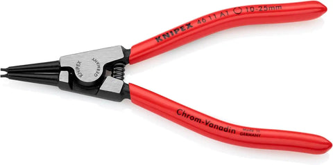 KNIPEX Tools 46 11 A1 External Straight Retaining Ring Pliers 5.75-Inch