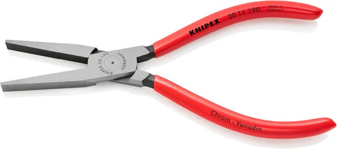 KNIPEX Tools - Long Nose Pliers, Flat Tips (3011190)