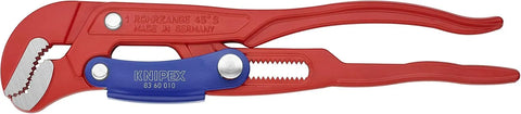 KNIPEX Tools 83 60 010 Swedish Pattern Pipe Wrench-S Shape Fast Adjust, 12.75"