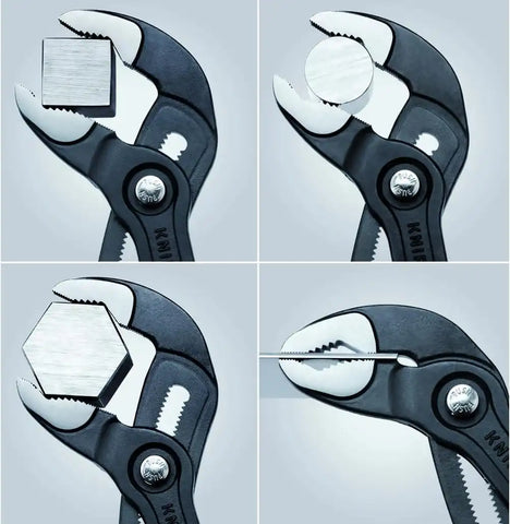 Knipex Tools 9K 00 80 94 US Cobra Combination Cutter and Needle Nose Pliers Set (4 Piece)