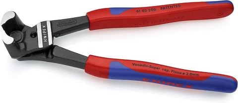 KNIPEX - 61 02 200 Tools - High Leverage Bolt End Cutting Nippers, Multi-Component (6102200)
