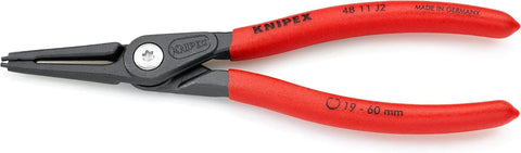 KNIPEX Internal Precision Snap Ring Pliers, 7.25