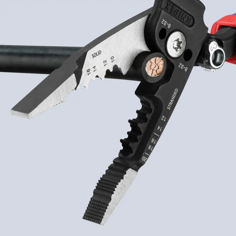 KNIPEX Tools 13 72 8 Forged Wire Stripper, 8-Inch