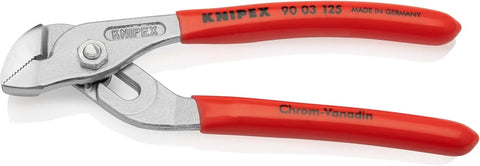 KNIPEX - 90 03 125 Tools - Mini Water Pump Pliers With Groove Joint, Chrome (9003125)