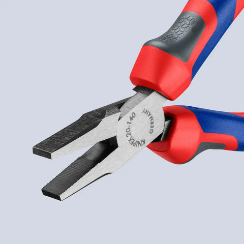 KNIPEX 20 02 140 Flat Nose Pliers-Comfort Grip