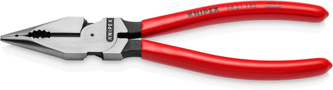 KNIPEX Tools 08 21 185 Needle-Nose Combination Pliers, 7-1/4" | bike-hand-tools