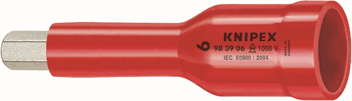 KNIPEX 98 39 06 3/8 1,000V Insulated 6 mm Hexagon Socket
