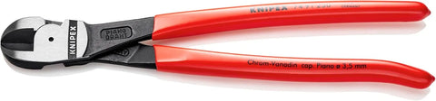 KNIPEX Tools - High Leverage Center Cutters (7491250), 10 inches