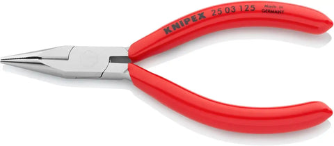 KNIPEX 25 03 125 Long Nose Pliers with Cutter-Comfort Grip